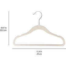 3 Sprouts - 15Pk Baby Velvet Hangers, Cream Image 3