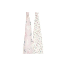 Aden + Anais - 2Pk Silky Soft Swaddle Blanket, Vintage Floral Image 2