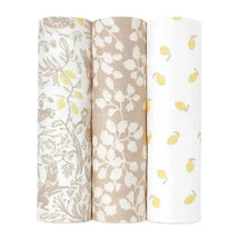 Aden + Anais - 3-Pack Swaddles - Silky Soft Natural, Woodland Image 1