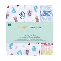 Aden + Anais Essentials Muslin Blanket Wonder Woman- Power Pop Image 2