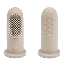 Ali + Oli - Baby Finger Toothbrush & Tongue Cleaner Oral Set, Sand Image 2