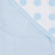 American Baby Company Organic Hooded Towel & Wash Cloth Set Blue Image 1