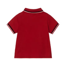 Armani Baby - Boy Essential Short Sleeve Polo, Red Image 2