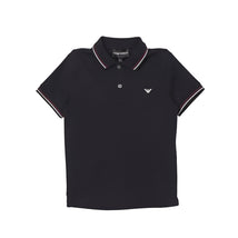 Armani - Baby Boy Essential Shorts Sleeve Polo, Blue Image 1
