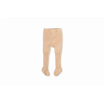 Babe Basics - Knit Baby Tights, Oat Image 1