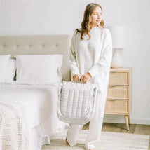 Baby Delight - Snuggle Nest Dream Portable Infant Sleeper, Grey Scribbles Image 2
