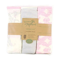 Baby Vision - Touched by Nature Baby Organic Cotton Swaddle Wraps, Bird, 0/3M Image 3