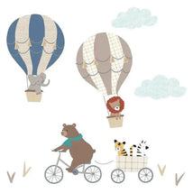 Bedtime Originals - Up Up & Away Hot Air Ballon Animals Wall Decals Image 1