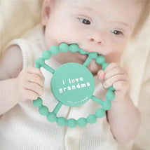 Bella Tunno - Happy Teether, Soft & Easy Grip Baby Teether Toy, Non-Toxic and BPA Free, I Love Grandma Image 2