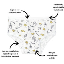 Bellabu Bear - Girl's Bamboo Underwear 7-Pack, 2/3T Image 2