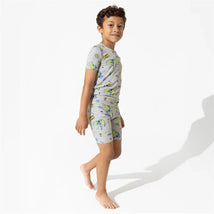Bellabu Bear - Toddler Batman Kids Bamboo Short Set Image 2
