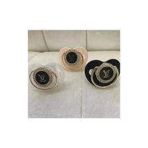 Bling Swarovski Crystal Louis Vuitton Inspired Fashion Glam Pacifier Image 2