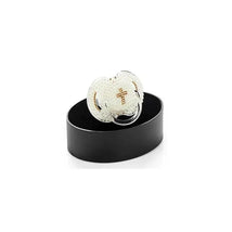 Bling Swarovski Crystal Pacifier - Cross - Pearl With Gold (0-6M) Image 1