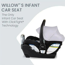 Britax - Willow S Infant Car Seat with Alpine Anti-Rebound Base, Glacier Onyx Image 2