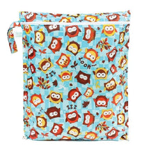 Bumkins Waterproof Diaper Laundry Wet Bag,Blue Owl Image 1