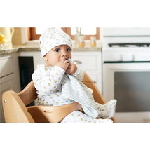 Burt's Bees - 5 Pk Burp Cloth, Sky, One Size Image 3