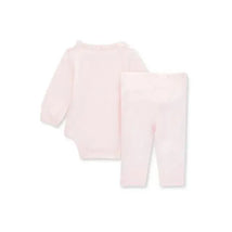 Burts Bees - Honeycomb Pointelle Bodusuit & Pant Set Image 2
