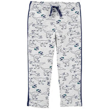Carter's - Baby Boy Dinosaur Pull-Pants, White/Navy Image 1