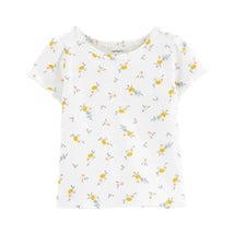 Carters - Baby Girl 2Pk Floral Tee & Shortall Set, Yellow/White Image 5
