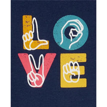Carter's - Bodysuit Equality Love, Navy Image 2