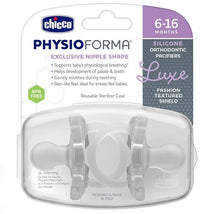 Chicco - Physioforma Luxe Pacifier 6-16M, Crystal Clear Image 2