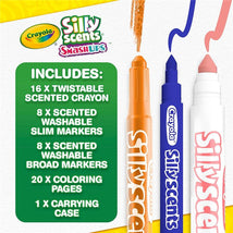 Crayola - Silly Scents Mini Inspiration Art Case, Scented Crayons & Markers Set Image 2