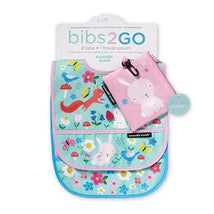 Crocodile Creek Bibs 2 Go Set of 2 Bibs - Backyard Friends Image 3