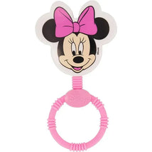 Cudlie - 2Pk Disney Minnie Mouse Character Shape Rattle and Keyring Teether Image 2