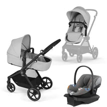 Cybex - EOS Stroller + Aton G Infant Car Seat, Lava Grey Image 1