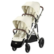Cybex Gazelle S 2 Double Stroller Bundle - Seashell Beige | Taupe Frame Image 1