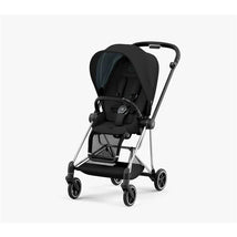Cybex - Mios 3, Chrome/Black Frame + Sepia Black Seat Pack Image 1