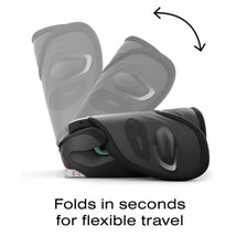 Cybex - Solution G2 Folding Travel High-Back Booster, Moon Black Image 2