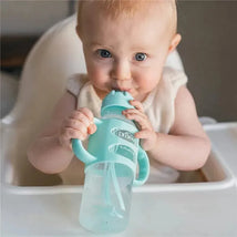 Dr. Brown's - Narrow Sippy Straw Bottles W/ Silicone Handles, Green Image 2