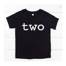Eden & Eve Two Toddler Tee - Black Image 1