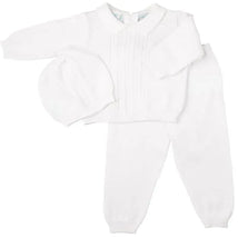 Feltman Brothers - Take Me Home Cable Knit Two Piece With Hat White Image 1