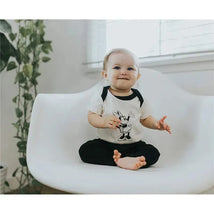 Finn + Emma Bodysuit, Pant & Bib Minnie Mouse, White/Red/Black Image 6