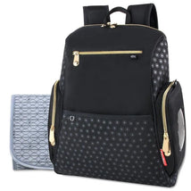 Fisher-Price - Fashion Backpack Diaper Bag, Fastfinder pocket system, Black Image 1