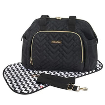 Fisher Price - Quilted Diaper Bag Tote & Convertible Crossbody with Adjustable Strap Image 3
