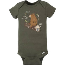 Gerber - 4Pk Baby Short Sleeve Onesies - Boy Bear Image 2
