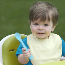Green Sprouts Stay-Dry Infant Bibs 10-Pack, Blue 3-12M Image 2