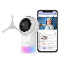 Hubble - Wi-Fi Nursery Pal Glow Deluxe Smart Hd Baby Monitor With Night Light & Flexible Mounting Grip Image 1