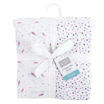 Hudson Baby - Unisex Baby Cotton Fitted Crib Sheet, Magical Unicorn Image 2