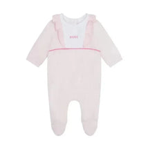 Hugo Boss Baby - Girl Footie Front Ruffle, Pink Pale Image 1