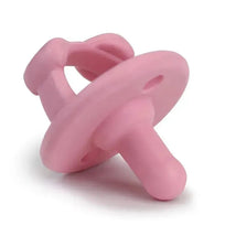 Itzy Ritzy - 2-Pack Silicone Pacifiers - Bow (Light Pink/Dark Pink) Image 2