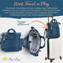 Itzy Ritzy - Dream Convertible Sapphire Starlight Diaper Bag Image 2