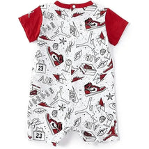 Jordan Baby - Fun Flight Romper, White And Red Image 2