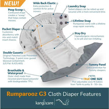 Kanga Care - Rumparooz G3 Awj One Size Pocket Cloth Diaper, Mushie Image 2