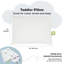 Keababies - 13X18 Toddler Pillow With Pillowcase, Keasafari Image 2