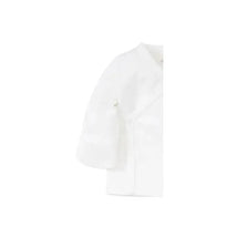 Kissy Kissy - Baby Neutral Pointelle Long Sleeve Cross Tee, White Image 2