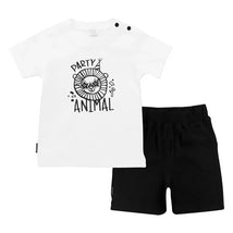 Kushies Boys T-Shirt & Short set Black/White Image 1